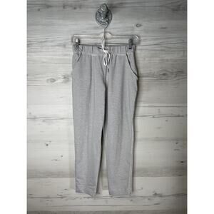 Scorpio Sol Pants Womens XS Gray Stripe Jogger Lounge Sweatpants Stretchy